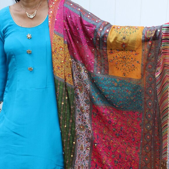 Blue Salwar - Picture 3 of 6